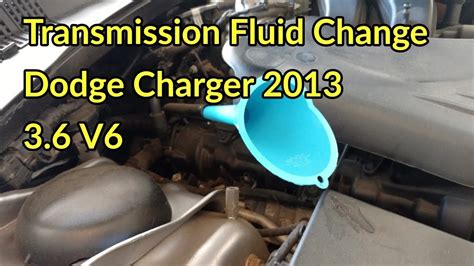 2016 dodge charger transmission fluid change