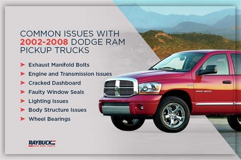 Top Solutions for Common 2002 Dodge Ram 1500 5.9 Transmission Type Problems